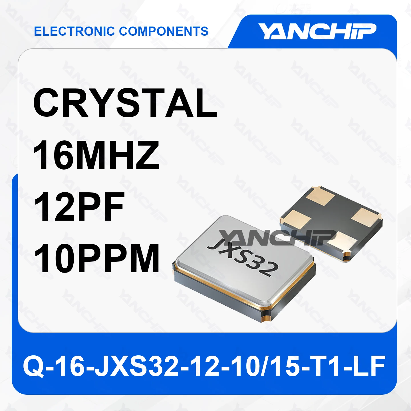 10PCS Jauch CRYSTAL Q-14,7456-JXS32-12-10/50-T1-LF 14.7456MHz 12pF 10ppm 50ppm 3.2x2.5x0.7mm -40...+85°C
10PCS Jauch CRYSTAL Q-14,7456-JXS32-12-10/50-T1-LF 14.7456MHz 12pF 10ppm 50ppm 3.2x2.5x0.7mm -40...+85°C