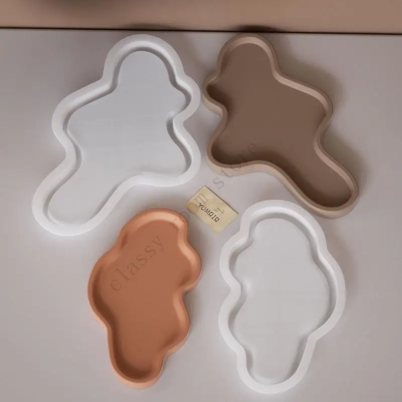 Новый нестандартный поднос для демонстрации ювелирных изделий, силиконовая форма для литья ювелирных изделий, тарелка для безделушек, блюдо с фруктами, подсвечник, формы для чашек
Новый нестандартный поднос для демонстрации ювелирных изделий, силиконовая форма для литья ювелирных изделий, тарелка для безделушек, блюдо с фруктами, подсвечник, формы для чашек