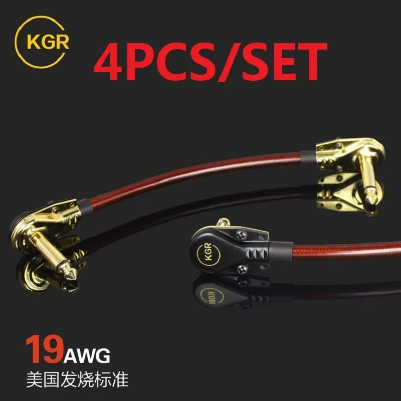 4 Pack 15cm KGR High quality 19AWG Guitar Effect Cable Guitar Cable Guitar effect connector
4 Pack 15cm KGR High quality 19AWG Guitar Effect Cable Guitar Cable Guitar effect connector