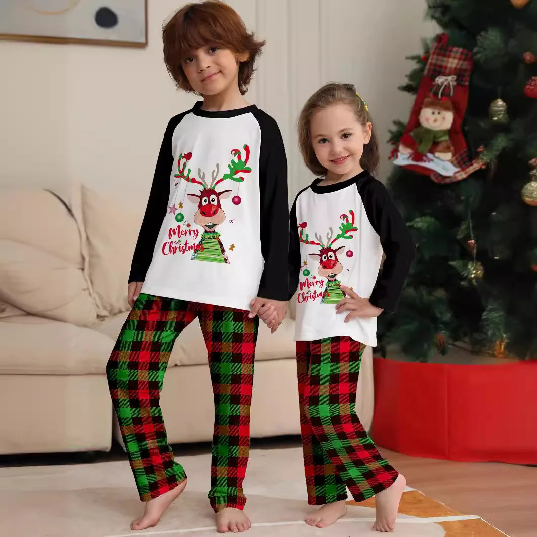 Autumn and winter festival clothing, Cristmas Family Pijama New Year and Christmas parent-child wear, cartoon printed home wear
Autumn and winter festival clothing, Cristmas Family Pijama New Year and Christmas parent-child wear, cartoon printed home wear