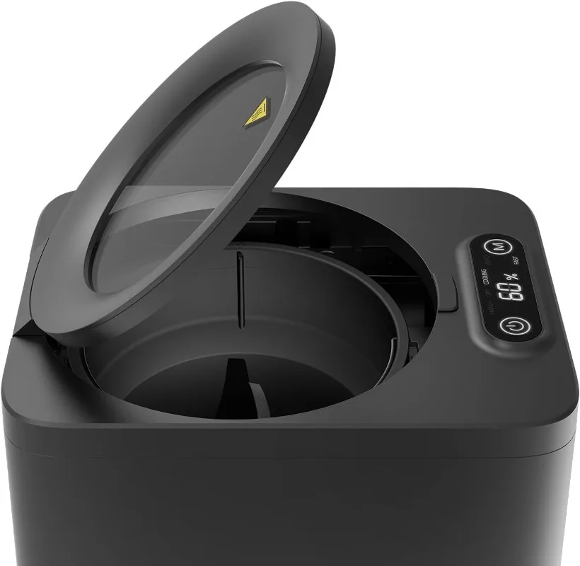 Electric Composter,Upgraded 3.8L Electric Kitchen Compost Bin with Visual Cover,Converts Waste to Dry Compost,Indoor Smart Odorl
Electric Composter,Upgraded 3.8L Electric Kitchen Compost Bin with Visual Cover,Converts Waste to Dry Compost,Indoor Smart Odorl
