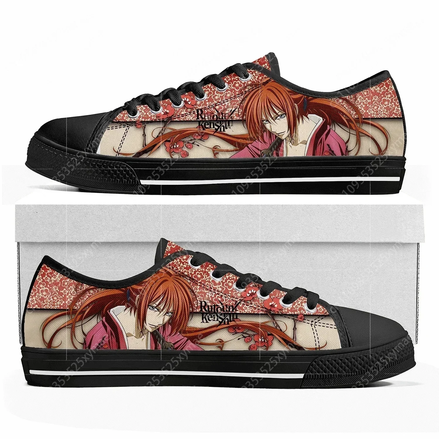 Rurouni Kenshin Himura Low Top Sneakers Womens Mens Teenager High Quality Canvas Sneaker Casual Anime Cartoon Customize Shoes
Rurouni Kenshin Himura Low Top Sneakers Womens Mens Teenager High Quality Canvas Sneaker Casual Anime Cartoon Customize Shoes