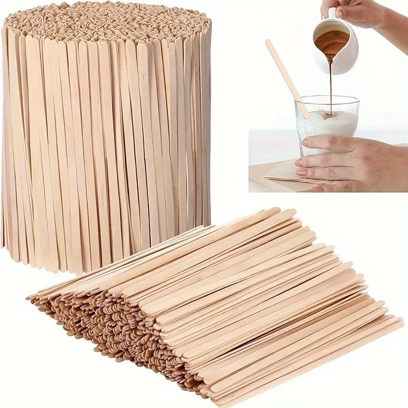 50Pcs Extra Long Disposable Birch Wood Coffee Stirrers Natural Eco-Friendly Wooden Beverage Mixing Sticks Smooth Safe Drink Stirring Rod Practical Bar Accessory For Coffee Shops Cafes Restaurants Household Daily Hot Cold Drink Mixing
50Pcs Extra Long Disposable Birch Wood Coffee Stirrers Natural Eco-Friendly Wooden Beverage Mixing Sticks Smooth Safe Drink Stirring Rod Practical Bar Accessory For Coffee Shops Cafes Restaurants Household Daily Hot Cold Drink Mixing