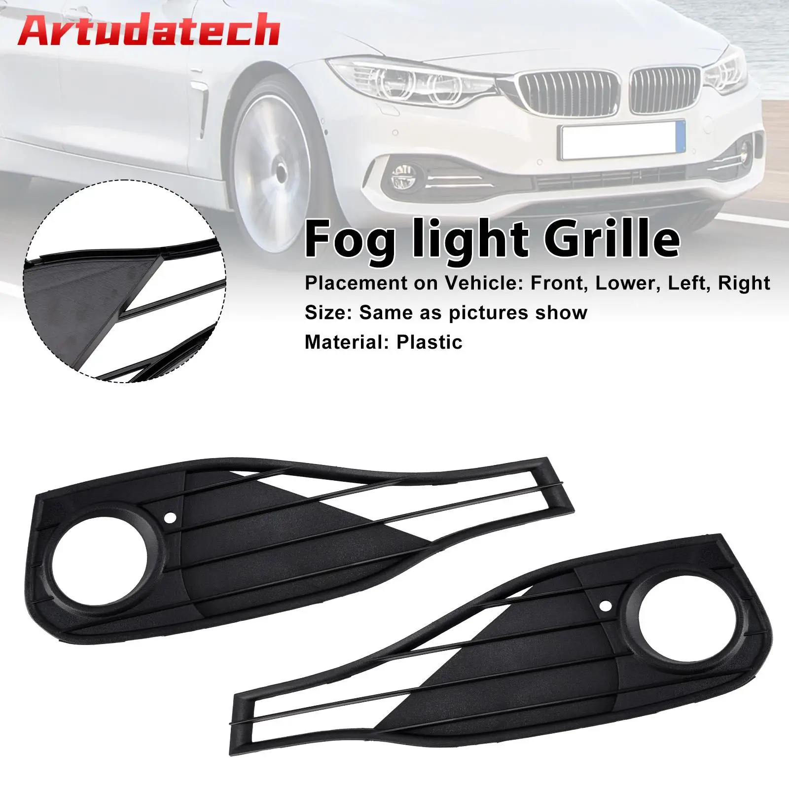 Крышка противотуманной фары Artudatech, решетка, подходит для BMW 4 SERIES F32 428i 2014-2020
Крышка противотуманной фары Artudatech, решетка, подходит для BMW 4 SERIES F32 428i 2014-2020