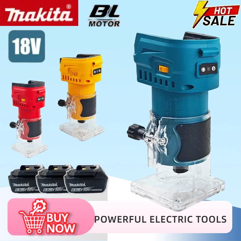 Makita Brushless Cordless Professional Wood Trimming Machine, Household Electric Rechargeable Woodworking 18V Power Tool
Makita Brushless Cordless Professional Wood Trimming Machine, Household Electric Rechargeable Woodworking 18V Power Tool