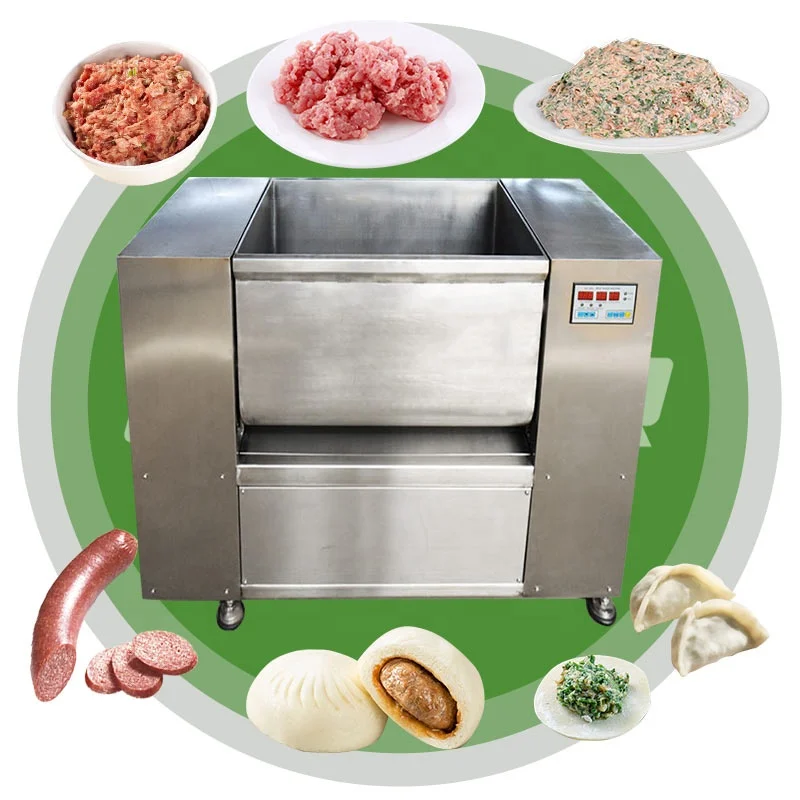 Horizontal Commercial China Stainless Steel 100L 70L 50L 100KG Sausage Stuffing Mixer Pork Meat Mix Machine
Horizontal Commercial China Stainless Steel 100L 70L 50L 100KG Sausage Stuffing Mixer Pork Meat Mix Machine