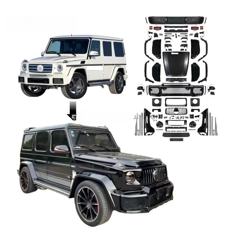 G Wagon for G-W463 2000 Upgrade to New W464 Bra-B Style 2019 Bodykit Front Bumper G500 G550 G55 Exhaust 4X4 Good Price
G Wagon for G-W463 2000 Upgrade to New W464 Bra-B Style 2019 Bodykit Front Bumper G500 G550 G55 Exhaust 4X4 Good Price