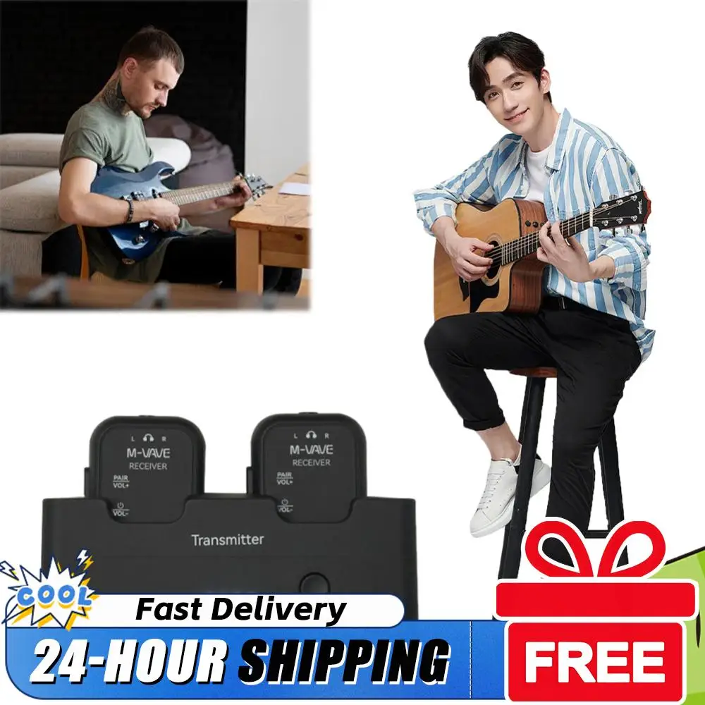 SWS12 Wireless Monitoring System 2.4G Audio Transmitter Receiver 24bit Lossless Sound with Charging Case for Stage Live Stream
SWS12 Wireless Monitoring System 2.4G Audio Transmitter Receiver 24bit Lossless Sound with Charging Case for Stage Live Stream