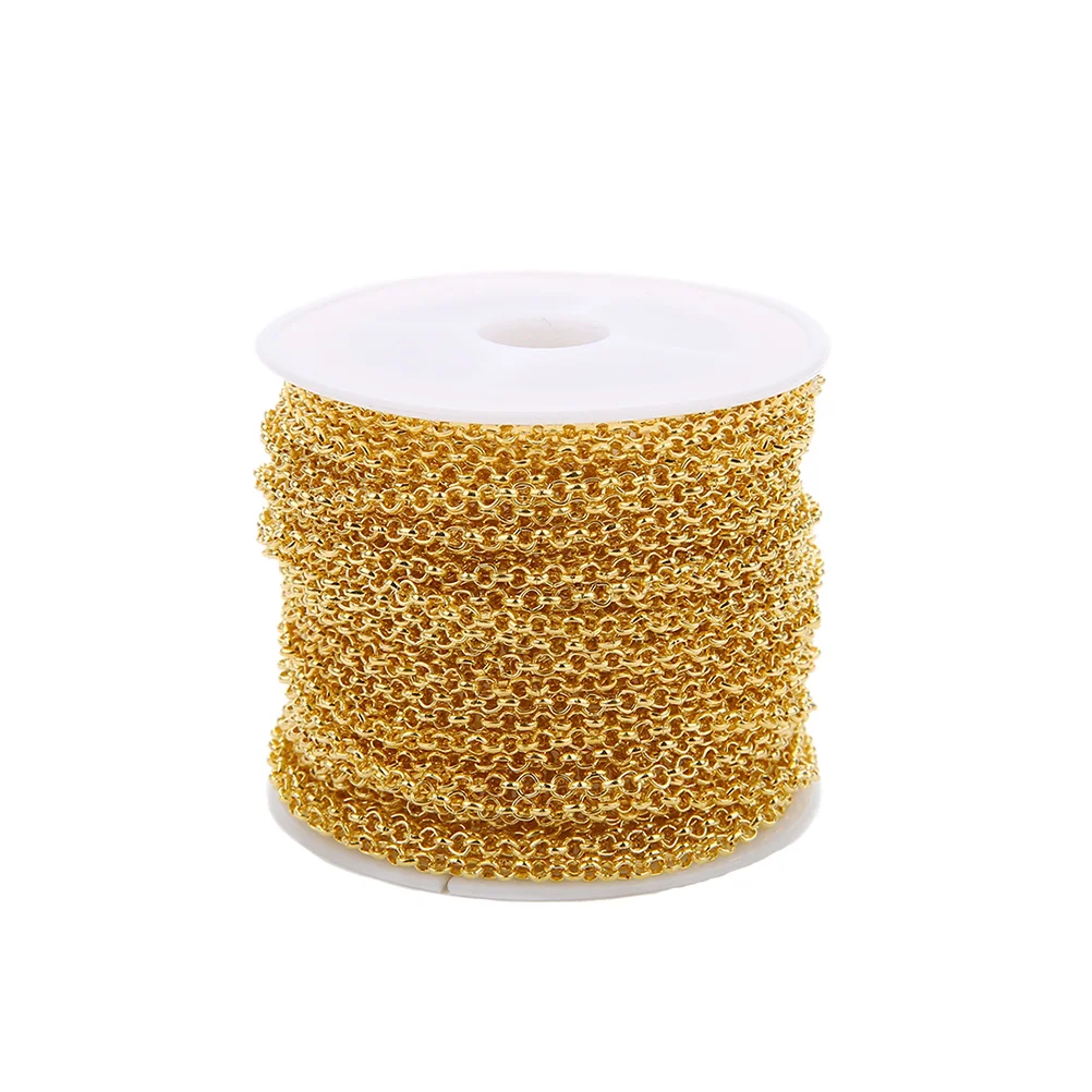 Shaped Chain Spool Link Cable Chain DIY Making Accessories Twisted Chains for Craft DIY Jewelry Making Necklace Bracelet (2mm Go
Shaped Chain Spool Link Cable Chain DIY Making Accessories Twisted Chains for Craft DIY Jewelry Making Necklace Bracelet (2mm Go