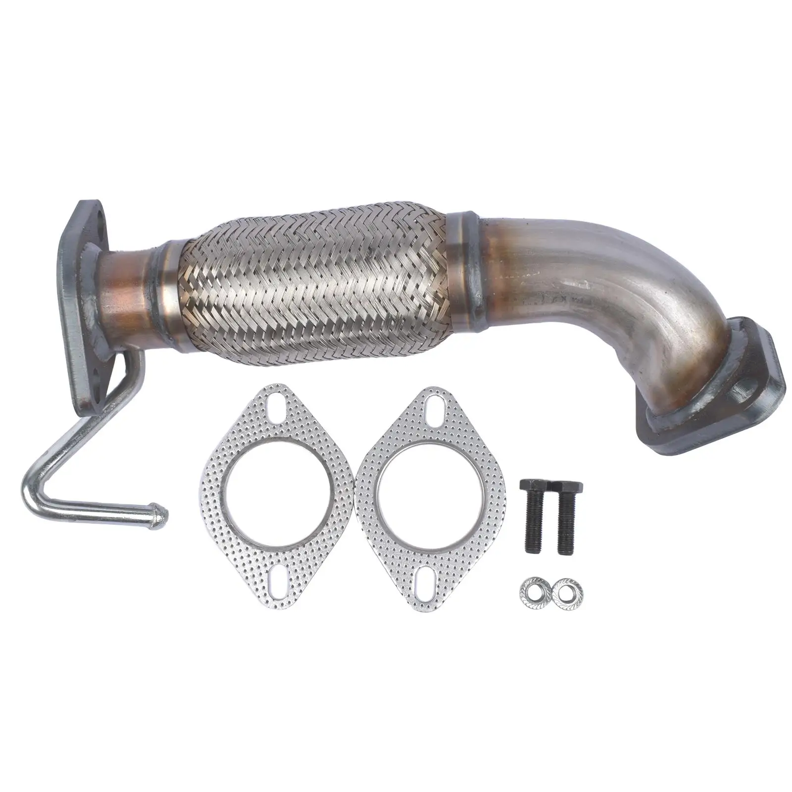 Front Flex Exhaust Pipe for Hyundai elantra 2011-16 Kia forte 1.8 w/o Oxygen Sensor Port 52597
Front Flex Exhaust Pipe for Hyundai elantra 2011-16 Kia forte 1.8 w/o Oxygen Sensor Port 52597