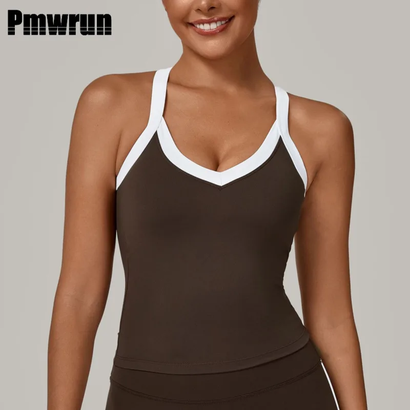 Sexy Women's Sports Bra Seamless Halter Top High Support Push-up Gym Wear Fitness Yoga Workout Underwear Push Up Sports Vest
Sexy Women's Sports Bra Seamless Halter Top High Support Push-up Gym Wear Fitness Yoga Workout Underwear Push Up Sports Vest