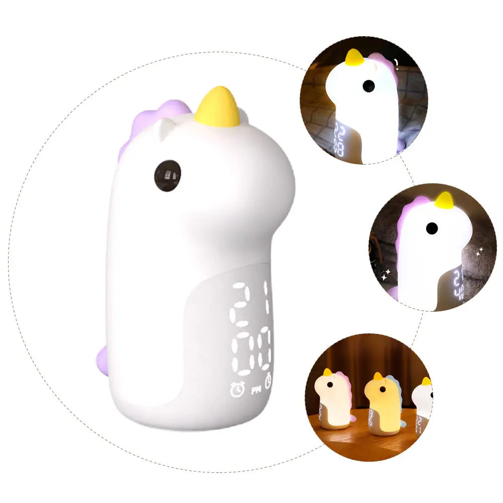 Alarm Clock Night Light Silicone Bedside Lamp Dimming Digital Clock Led Cartoon Light For Bedroom
Alarm Clock Night Light Silicone Bedside Lamp Dimming Digital Clock Led Cartoon Light For Bedroom