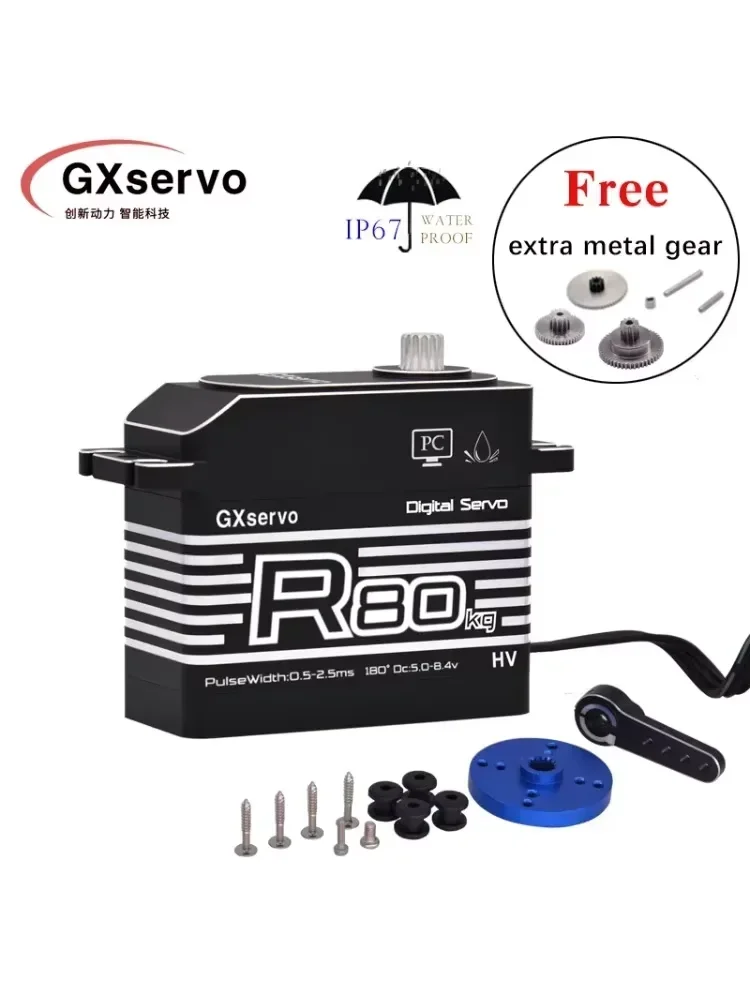 GXservo High Torque Industrial Grade Digital Brushless Servo Motor for Mechanical Arms And Robots 80KG 100KG 120KG 130KG 150KG
GXservo High Torque Industrial Grade Digital Brushless Servo Motor for Mechanical Arms And Robots 80KG 100KG 120KG 130KG 150KG