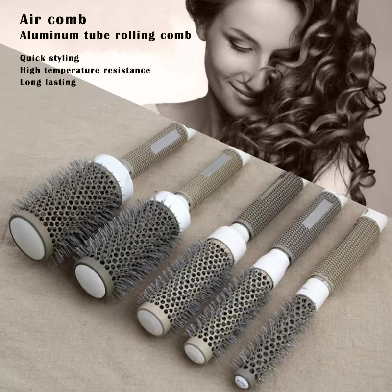 Professional 5 Size Hair Brush Comb Hairbrush High Temperature Resistant Ceramic Round Comb Hair Styling Tool
Professional 5 Size Hair Brush Comb Hairbrush High Temperature Resistant Ceramic Round Comb Hair Styling Tool