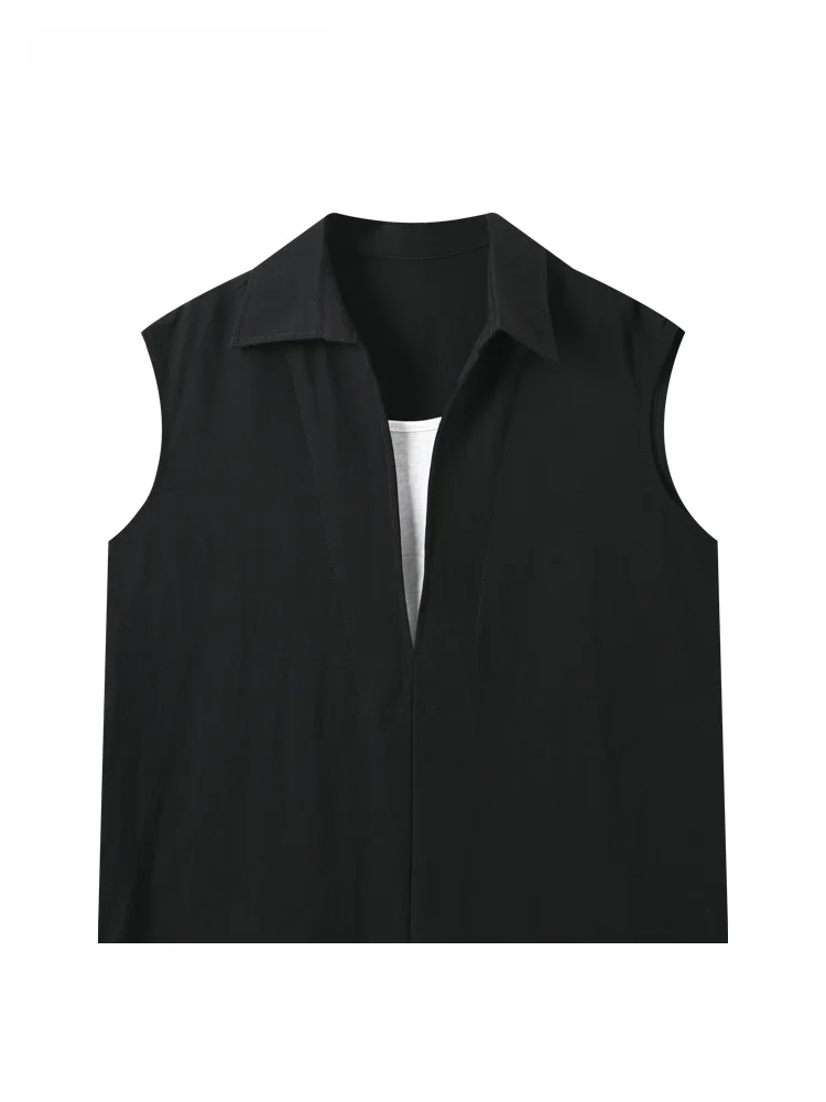 CaraCLUB plus Size Shirt Vest Women Summer New Loose Collar Top Korean Style Casual Fashion plus Size Inner Wear
CaraCLUB plus Size Shirt Vest Women Summer New Loose Collar Top Korean Style Casual Fashion plus Size Inner Wear