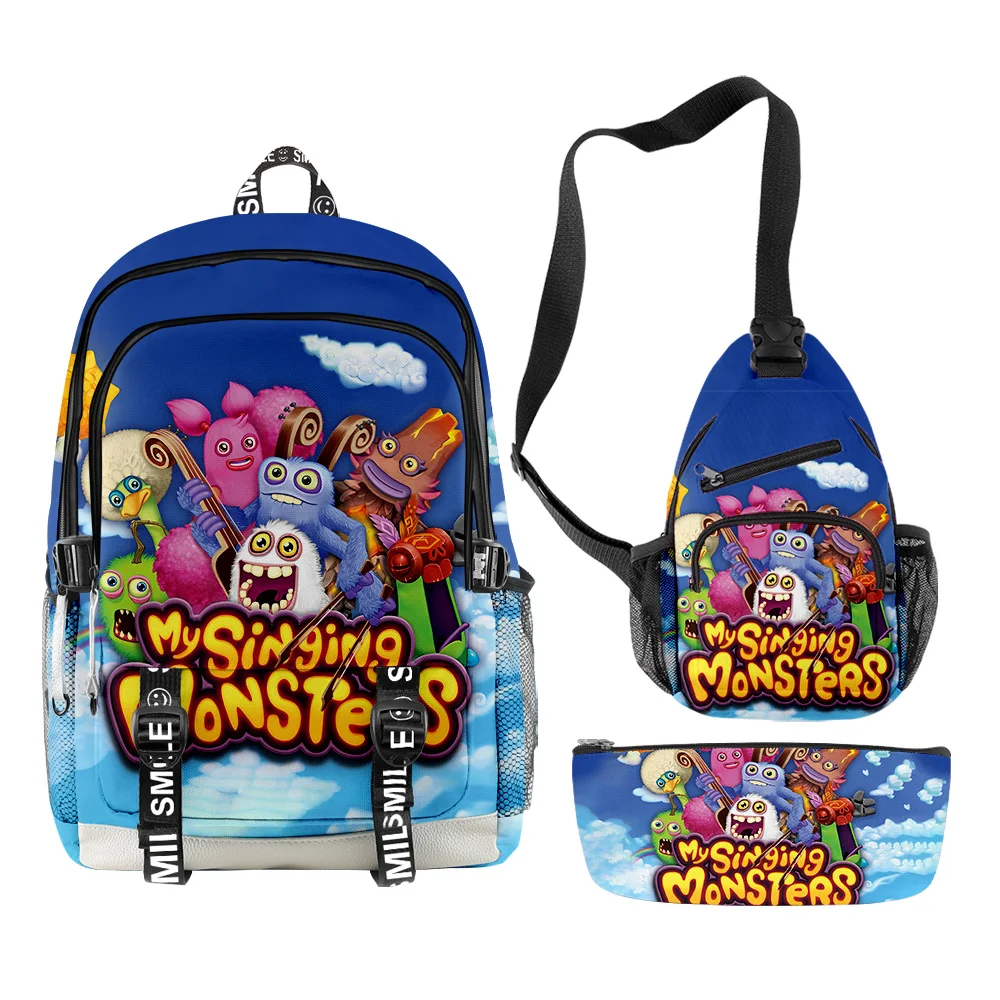 Trendy Popular my singing monsters 3D Print 3pcs/Set Student School Bags multifunction Travel Backpack Chest Bag Pencil Case
Trendy Popular my singing monsters 3D Print 3pcs/Set Student School Bags multifunction Travel Backpack Chest Bag Pencil Case