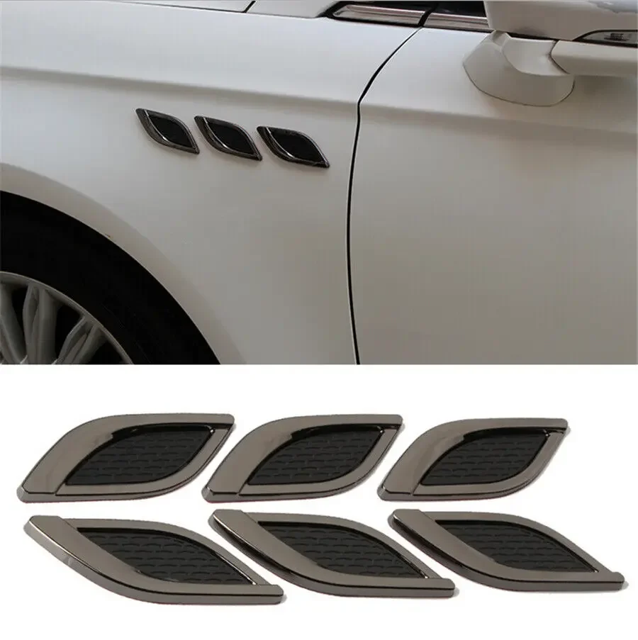 Universal Car Front Fender Side Vent Air Duct Decor Trim Shark Wing Stick Cover Exterior Accessories Gun-color 3D-Sticker
Universal Car Front Fender Side Vent Air Duct Decor Trim Shark Wing Stick Cover Exterior Accessories Gun-color 3D-Sticker