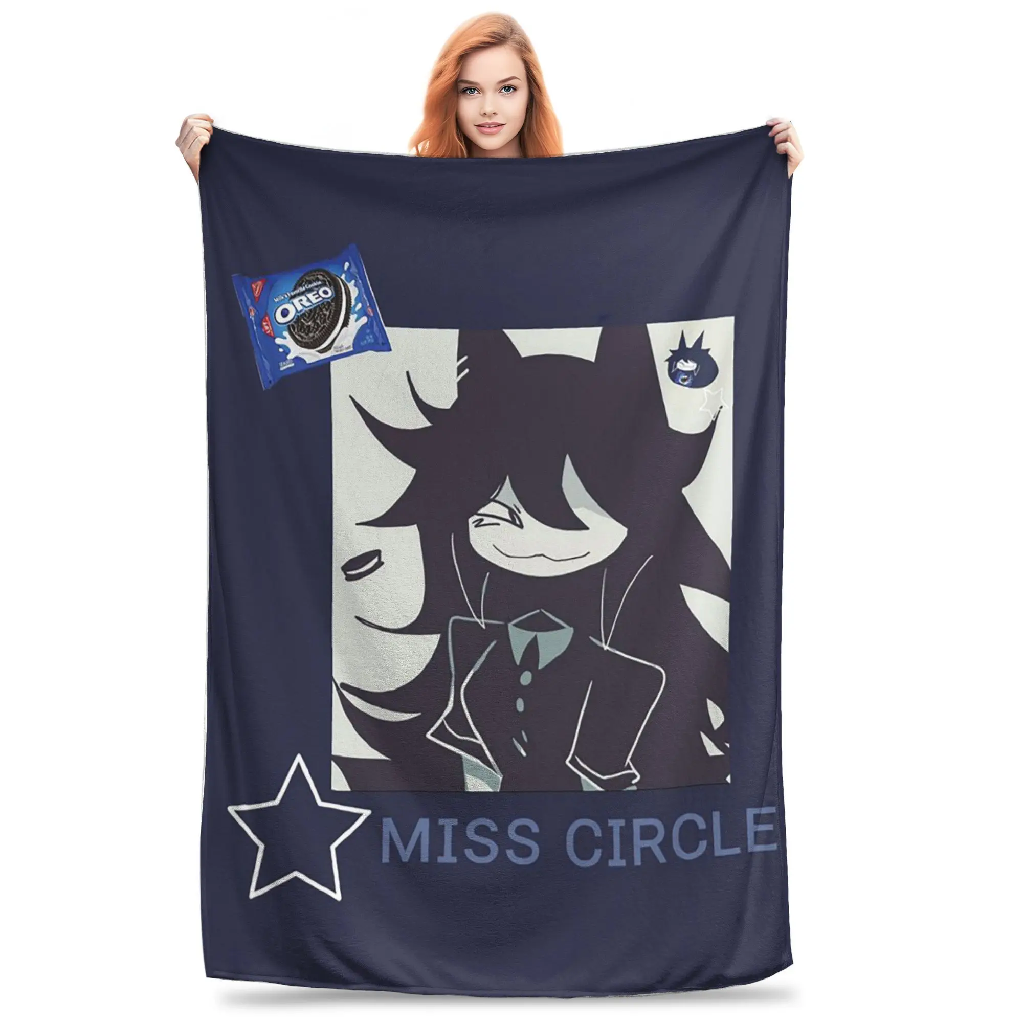 Flannel Throw Blanket Miss Circle Cartoon Warm Plush Blankets Soft Bedding for Bed Living room Home Travel Sofa
Flannel Throw Blanket Miss Circle Cartoon Warm Plush Blankets Soft Bedding for Bed Living room Home Travel Sofa