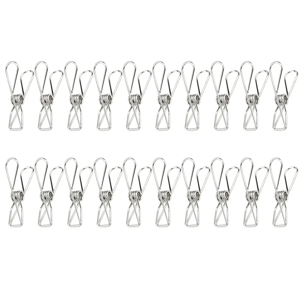 20pcs Metal Holder Silver Snack Bag Clips Heavy Duty Chip Bag Clip Food Sealer Practical Kitchen Chip Bread Packaging
20pcs Metal Holder Silver Snack Bag Clips Heavy Duty Chip Bag Clip Food Sealer Practical Kitchen Chip Bread Packaging