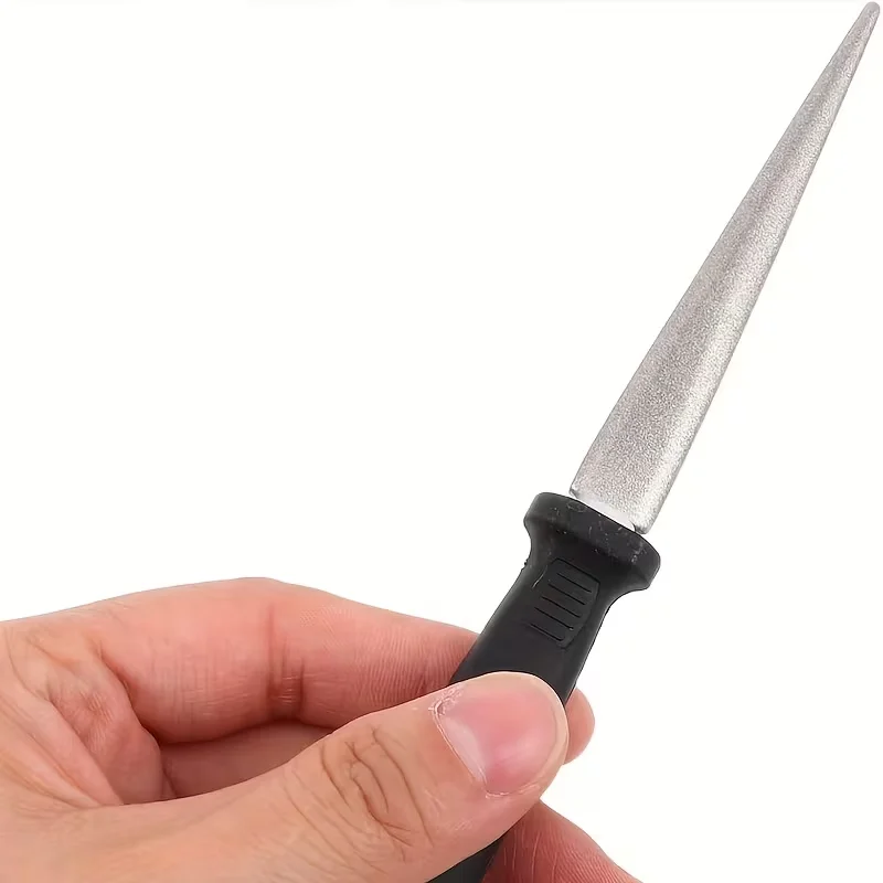 Double sided flat and curved diamond sharpening stones are suitable for scissors, cutting tools, and gardening tools
Double sided flat and curved diamond sharpening stones are suitable for scissors, cutting tools, and gardening tools
