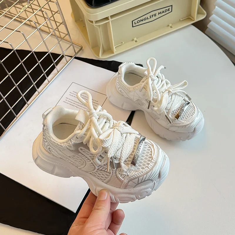 New Children Platform Sneakers Mesh Breathable Toddler Sports Shoes for Boys Girls School Non-slip Kids Fashion Basketball Shoes
New Children Platform Sneakers Mesh Breathable Toddler Sports Shoes for Boys Girls School Non-slip Kids Fashion Basketball Shoes