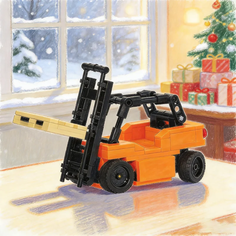 197pcs MOC Orange Forklift City Model Building Blocks Toys Construction Christmas Gifts Assemble DIY Creative Idea Education
197pcs MOC Orange Forklift City Model Building Blocks Toys Construction Christmas Gifts Assemble DIY Creative Idea Education