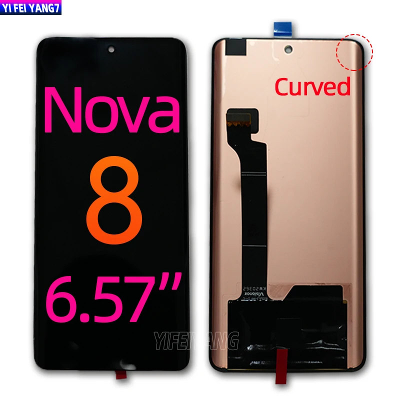 Качественный сменный OLED-дисплей для Huawei Nova 8, ЖК-дисплей с дигитайзером сенсорного экрана в сборе для Huawei nova 8, дисплей
Качественный сменный OLED-дисплей для Huawei Nova 8, ЖК-дисплей с дигитайзером сенсорного экрана в сборе для Huawei nova 8, дисплей