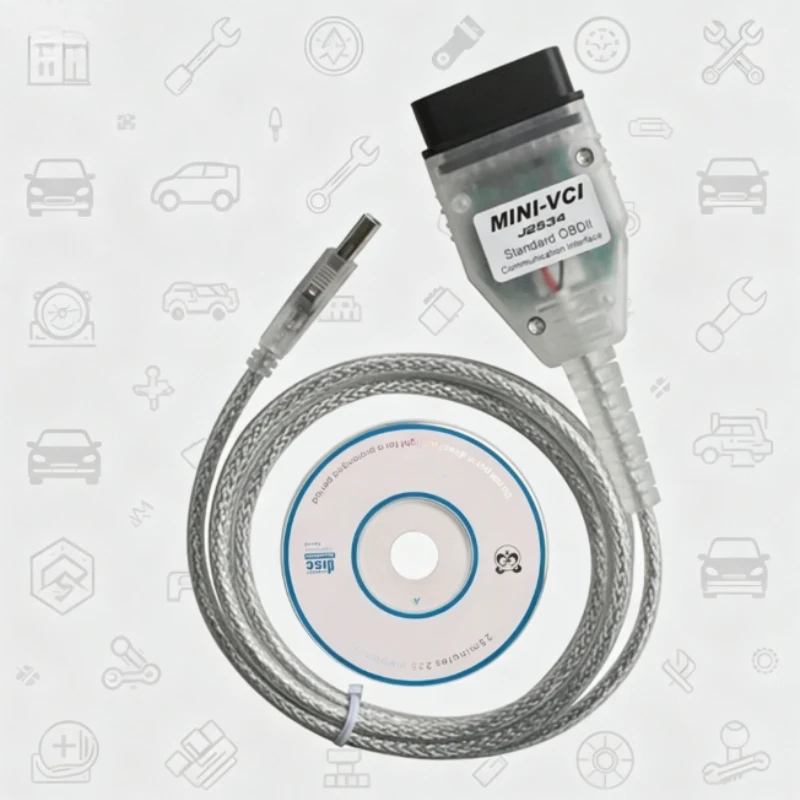 HW 2.0.4 MINI-VCI J2534 Cable Real Firmware For Toyota TIS Techstream V16.00.017 FTDI FT232RL
HW 2.0.4 MINI-VCI J2534 Cable Real Firmware For Toyota TIS Techstream V16.00.017 FTDI FT232RL