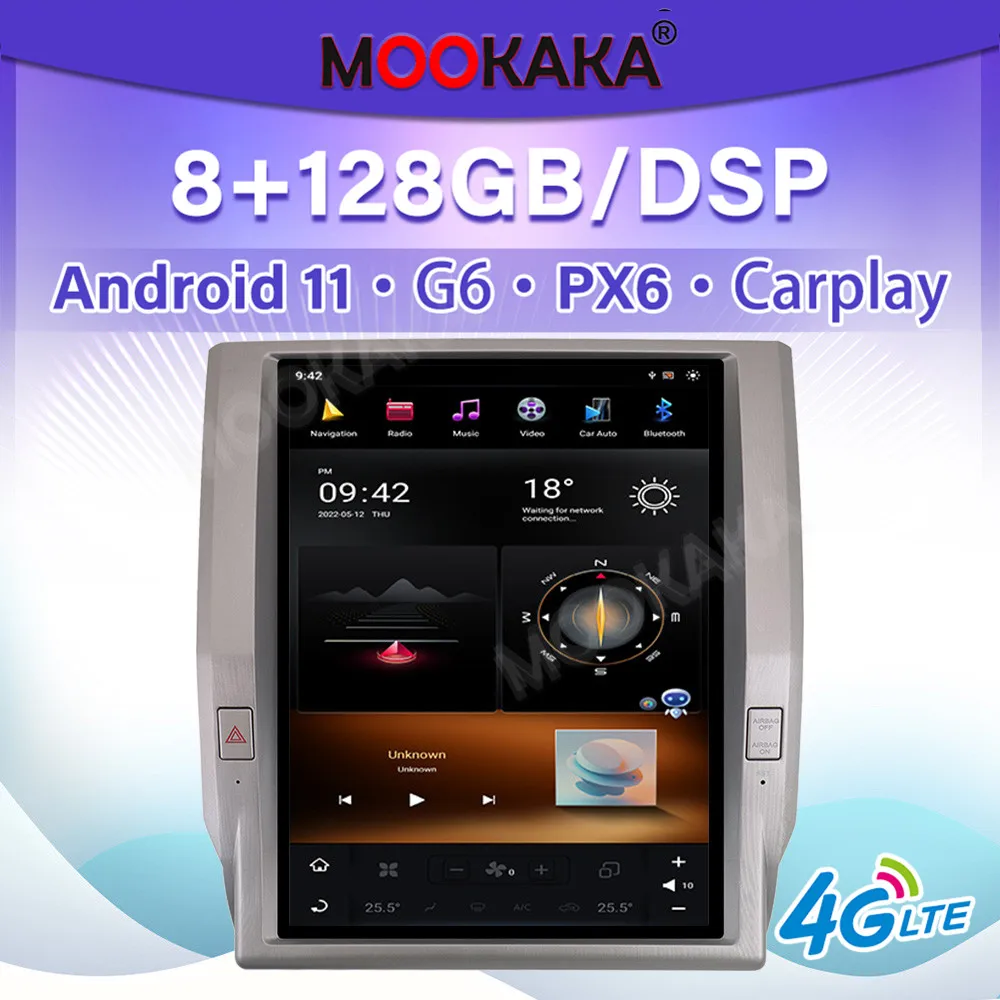 Android11 Carplay For Toyota Tundra 2014-2017 Car Stereo Radio Multimedia Player Tesla Style GPS Navigation Auto Audio Head Unit
Android11 Carplay For Toyota Tundra 2014-2017 Car Stereo Radio Multimedia Player Tesla Style GPS Navigation Auto Audio Head Unit