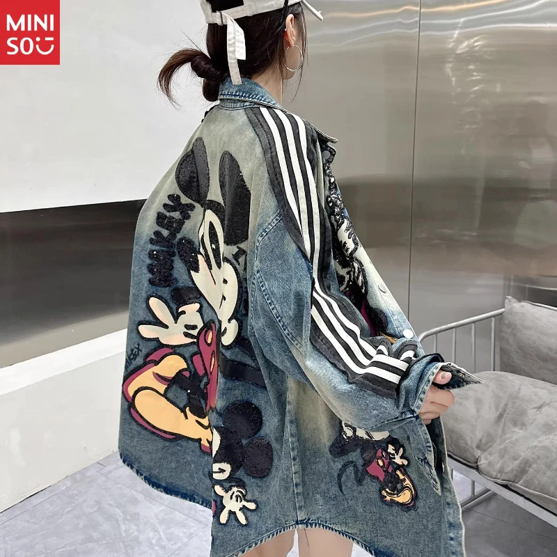 Disney Oversized Denim Shirt 2025, Luxury Hip Hop Coat for Women
Disney Oversized Denim Shirt 2025, Luxury Hip Hop Coat for Women