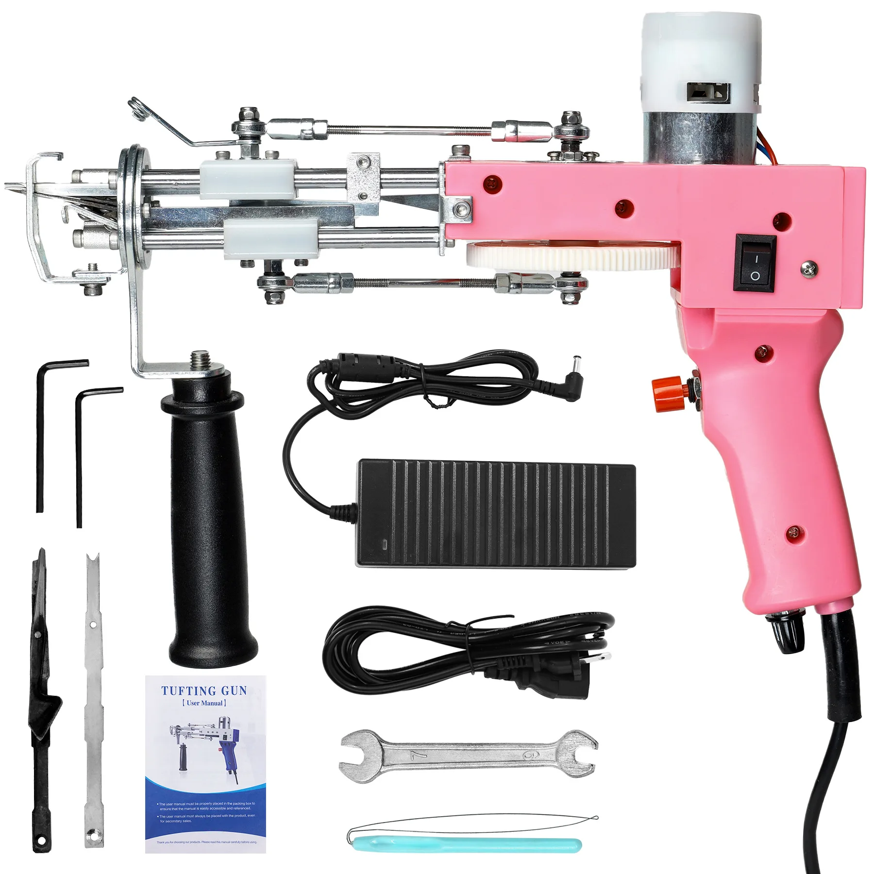 New Product Tufting Gunn Carpet Weaving TD-03 Two in One pink Electric Needl Electric Carpet Gunn for Crochet
New Product Tufting Gunn Carpet Weaving TD-03 Two in One pink Electric Needl Electric Carpet Gunn for Crochet