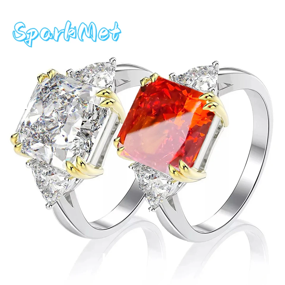 SparkMet Super Flash 5ct 10MM Женское кольцо из высокоуглеродистого камня S925 Серебро Роскошные ювелирные изделия премиум-класса в подарок
SparkMet Super Flash 5ct 10MM Женское кольцо из высокоуглеродистого камня S925 Серебро Роскошные ювелирные изделия премиум-класса в подарок