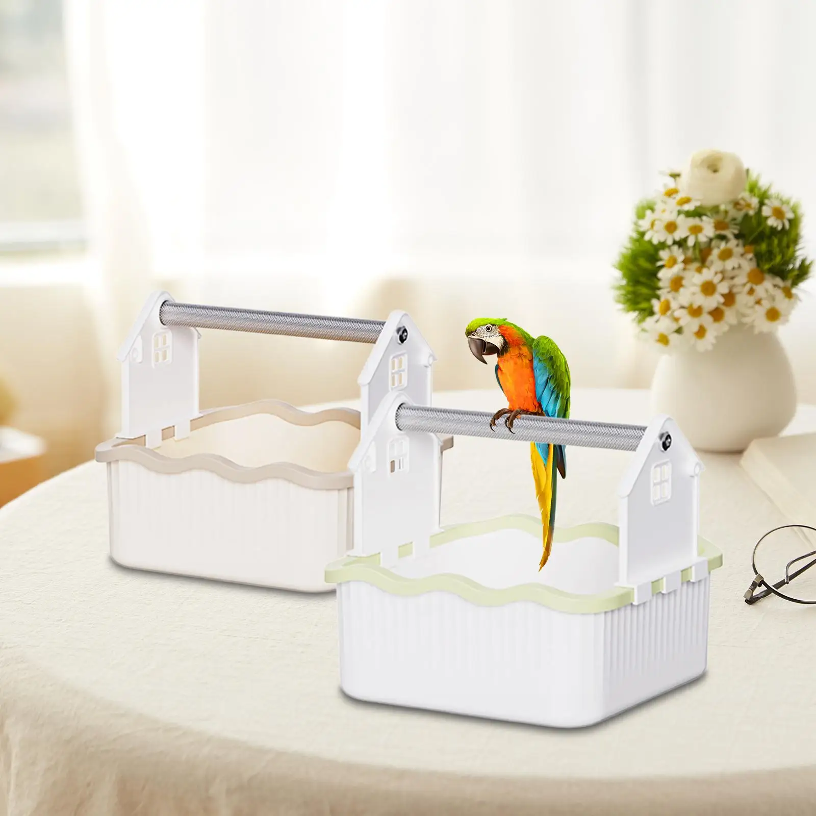 Bird Training Stand Tabletop Parrot Perch Play Gym for Budgie Cockatiel Lovebird Bird Supplies Accessories
Bird Training Stand Tabletop Parrot Perch Play Gym for Budgie Cockatiel Lovebird Bird Supplies Accessories