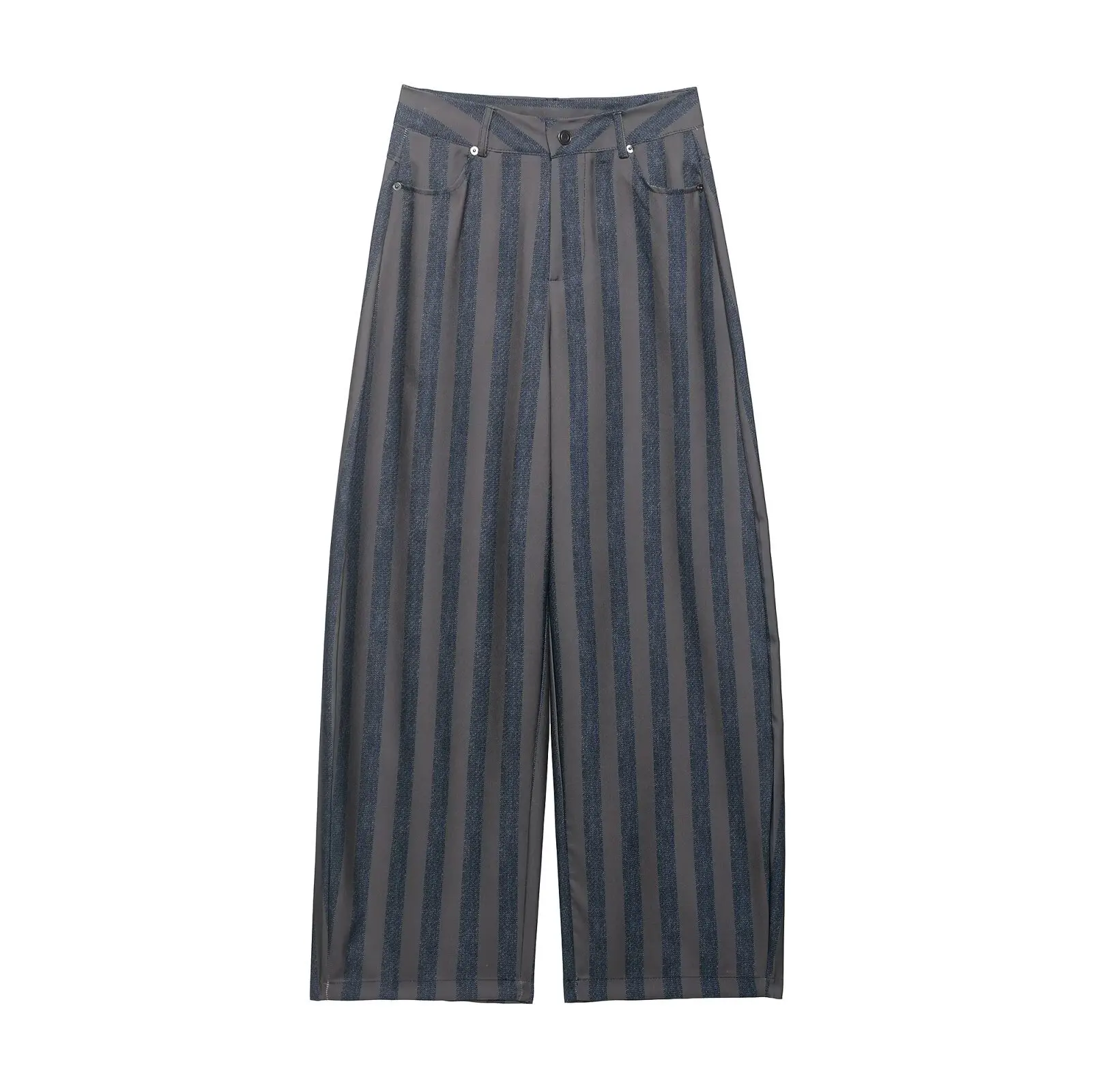 European and American Style 2026 Summer New Fashion Trendy Versatile Vertical Striped High-Waisted Straight Wide-Leg Jeans
European and American Style 2026 Summer New Fashion Trendy Versatile Vertical Striped High-Waisted Straight Wide-Leg Jeans