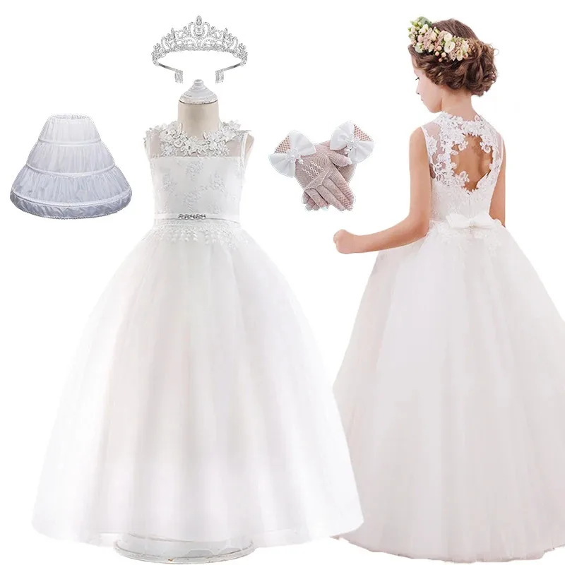 Formal Children Wedding Lace Flower Girls Backless Hollow Long Graduation Dresses Gala Elegant Prom Bride Luxury Party Dress
Formal Children Wedding Lace Flower Girls Backless Hollow Long Graduation Dresses Gala Elegant Prom Bride Luxury Party Dress
