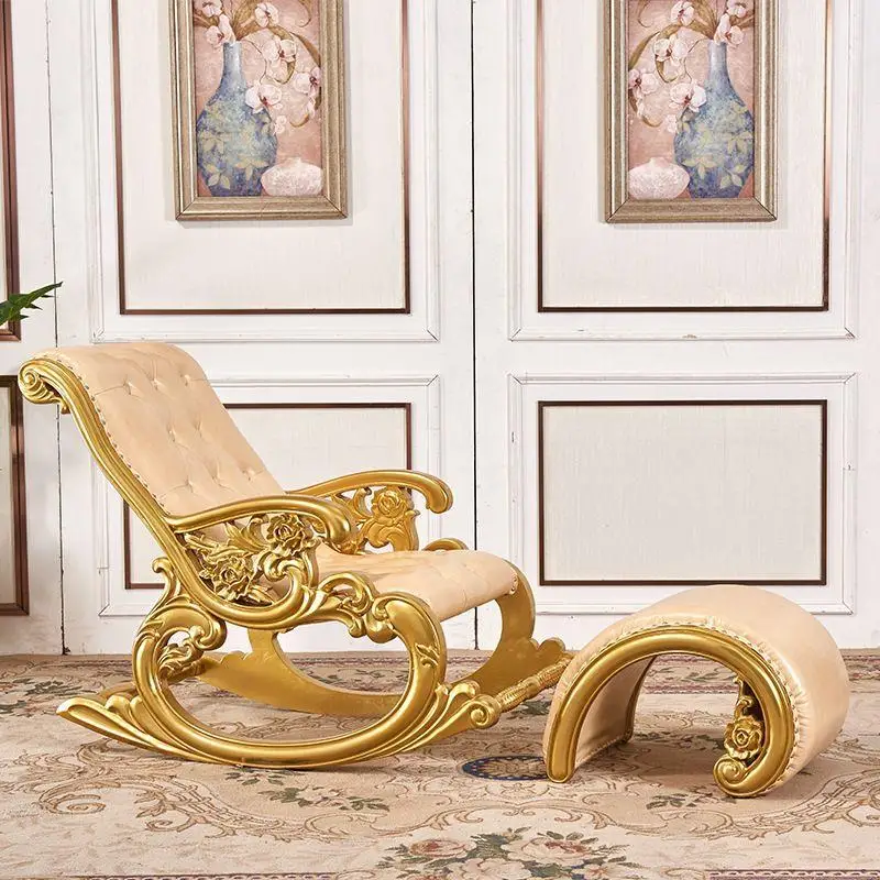 Foot pedal palace golden adult escape villa study leisure solid wood leather recliner
Foot pedal palace golden adult escape villa study leisure solid wood leather recliner