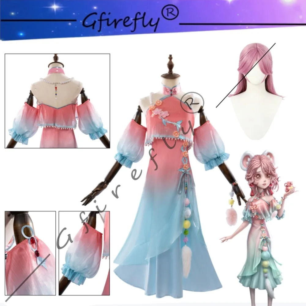 Identity V Perfumer TUBAOSHU Cosplay Costume Pink Dress with Elegant Headdress Adult Women Halloween Comic Con Stage Outfit
Identity V Perfumer TUBAOSHU Cosplay Costume Pink Dress with Elegant Headdress Adult Women Halloween Comic Con Stage Outfit