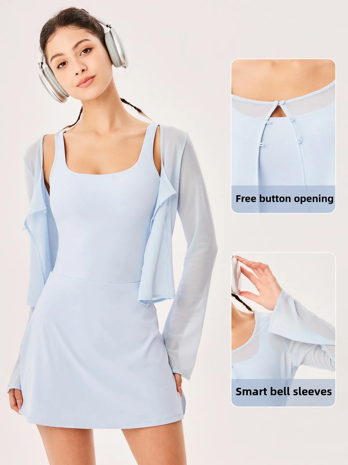 2025 New Women's Summer Anti-Exposure Quick-Dry Yoga Dress - Removable Chest Pad, Abdominal Trainer, Gym Fitness Coat
2025 New Women's Summer Anti-Exposure Quick-Dry Yoga Dress - Removable Chest Pad, Abdominal Trainer, Gym Fitness Coat