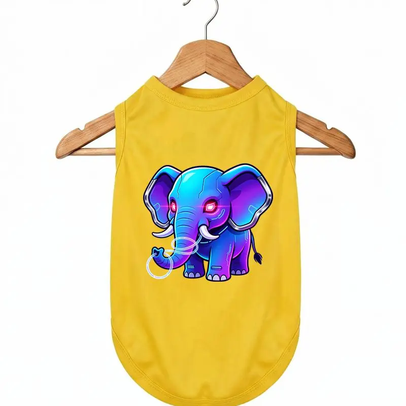Cartoon Electronic Elephant Dog Vest Summer Pet Cool Tank Top Lightweight Breathable Puppy Wear
Cartoon Electronic Elephant Dog Vest Summer Pet Cool Tank Top Lightweight Breathable Puppy Wear