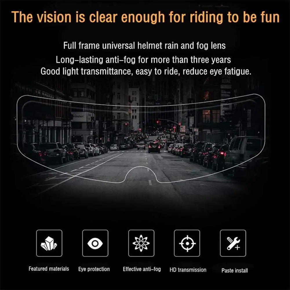 Motorcycle Helmet Visor Anti Fog Patch Film Motorbike Moto Racing Accessories
Motorcycle Helmet Visor Anti Fog Patch Film Motorbike Moto Racing Accessories