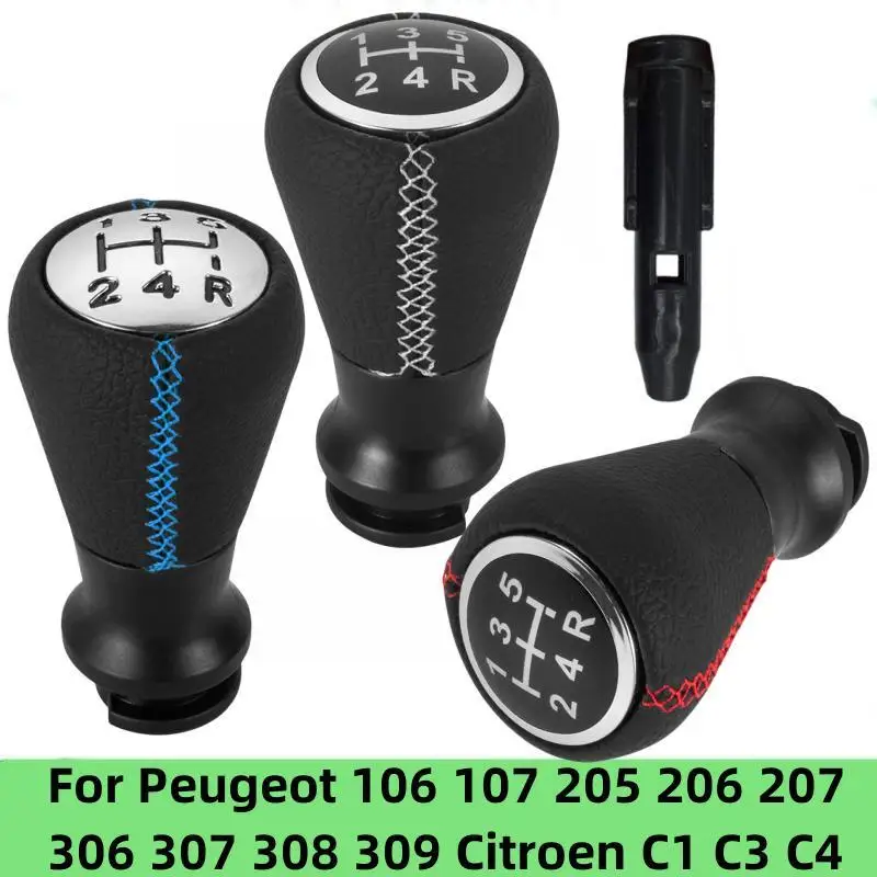 For Citroen C1 C3 C4 Peugeot 106 107 205 206 207 306 307 308 309 405 406 407 508 605 607 Leather Gear Shift Knob Lever Stick
For Citroen C1 C3 C4 Peugeot 106 107 205 206 207 306 307 308 309 405 406 407 508 605 607 Leather Gear Shift Knob Lever Stick