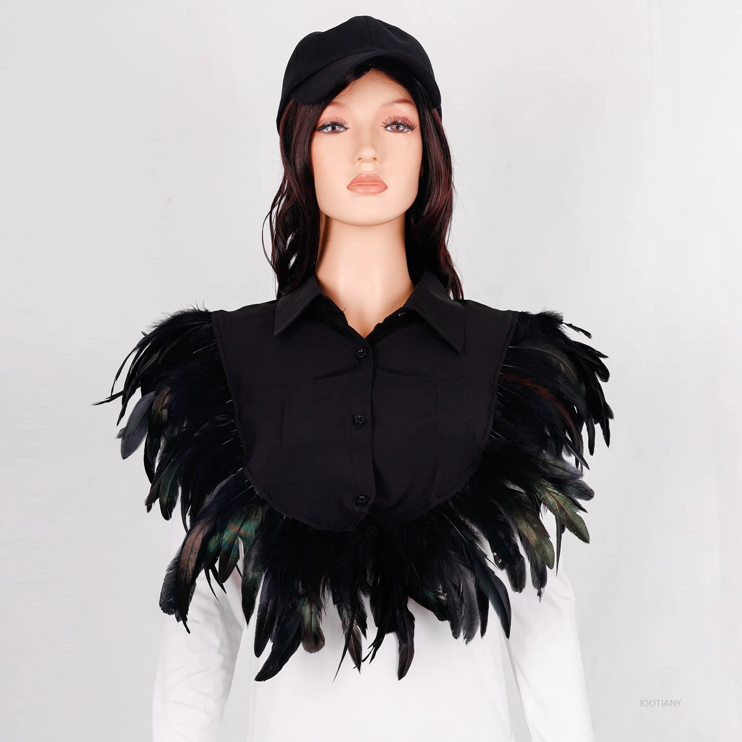 Gothic Medieval Halloween Feather Shawl Shrugs Bolero Shoulder Wrap Cape Party Cosplay Rave Carnival Dress Up Party Stage Show
Gothic Medieval Halloween Feather Shawl Shrugs Bolero Shoulder Wrap Cape Party Cosplay Rave Carnival Dress Up Party Stage Show