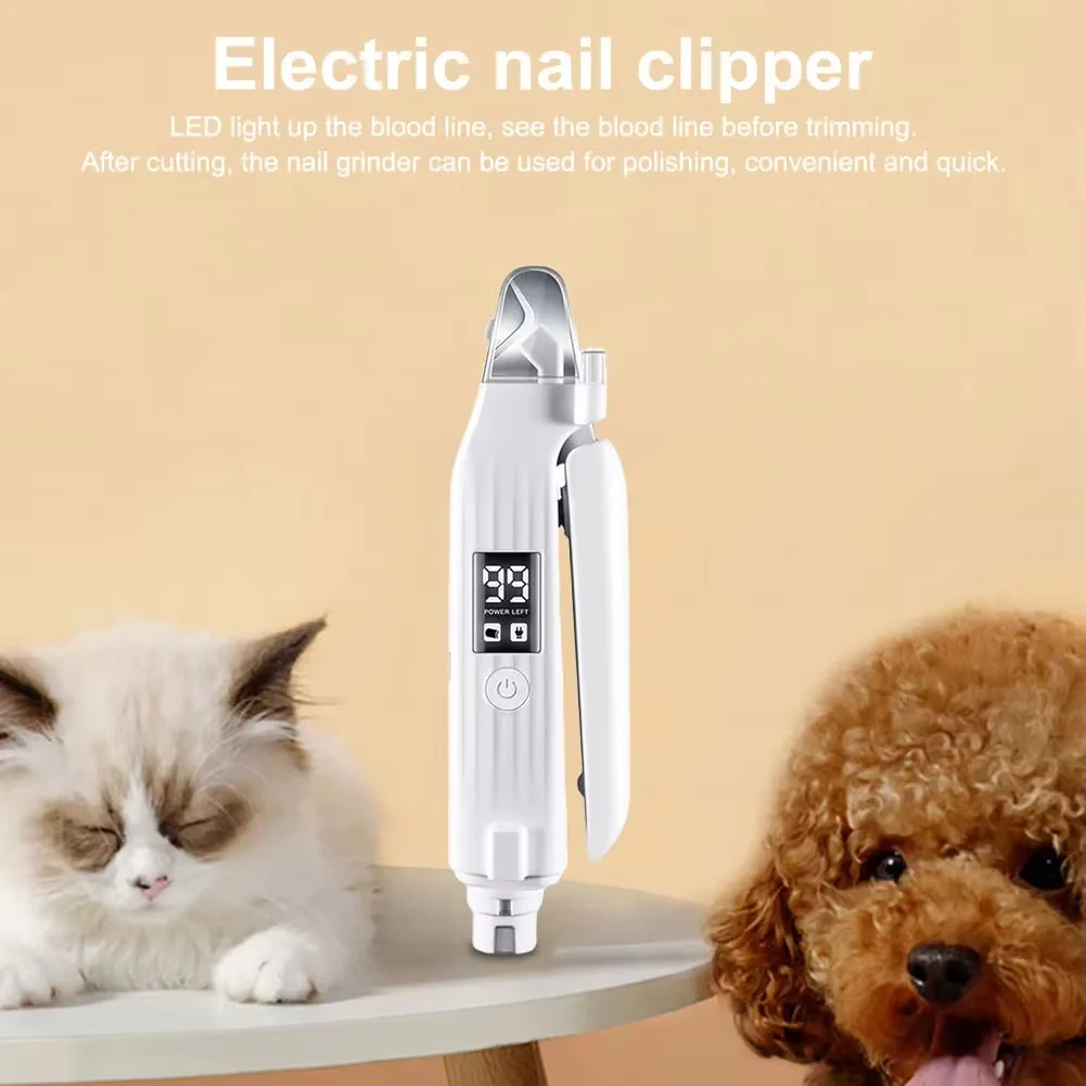 with LED Lights for Small Medium Large Dogs_Cats2 in 1 Electric Dog Nail Grinder and Clipper Rechargeable Pet Toenail Clippers
with LED Lights for Small Medium Large Dogs_Cats2 in 1 Electric Dog Nail Grinder and Clipper Rechargeable Pet Toenail Clippers