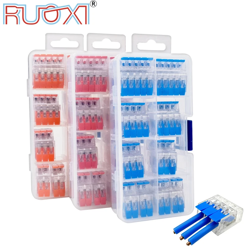 Quick terminal wire connector mixing box Multi-color compact universal for 0.5-4.0mm cable home wiring splitter
Quick terminal wire connector mixing box Multi-color compact universal for 0.5-4.0mm cable home wiring splitter