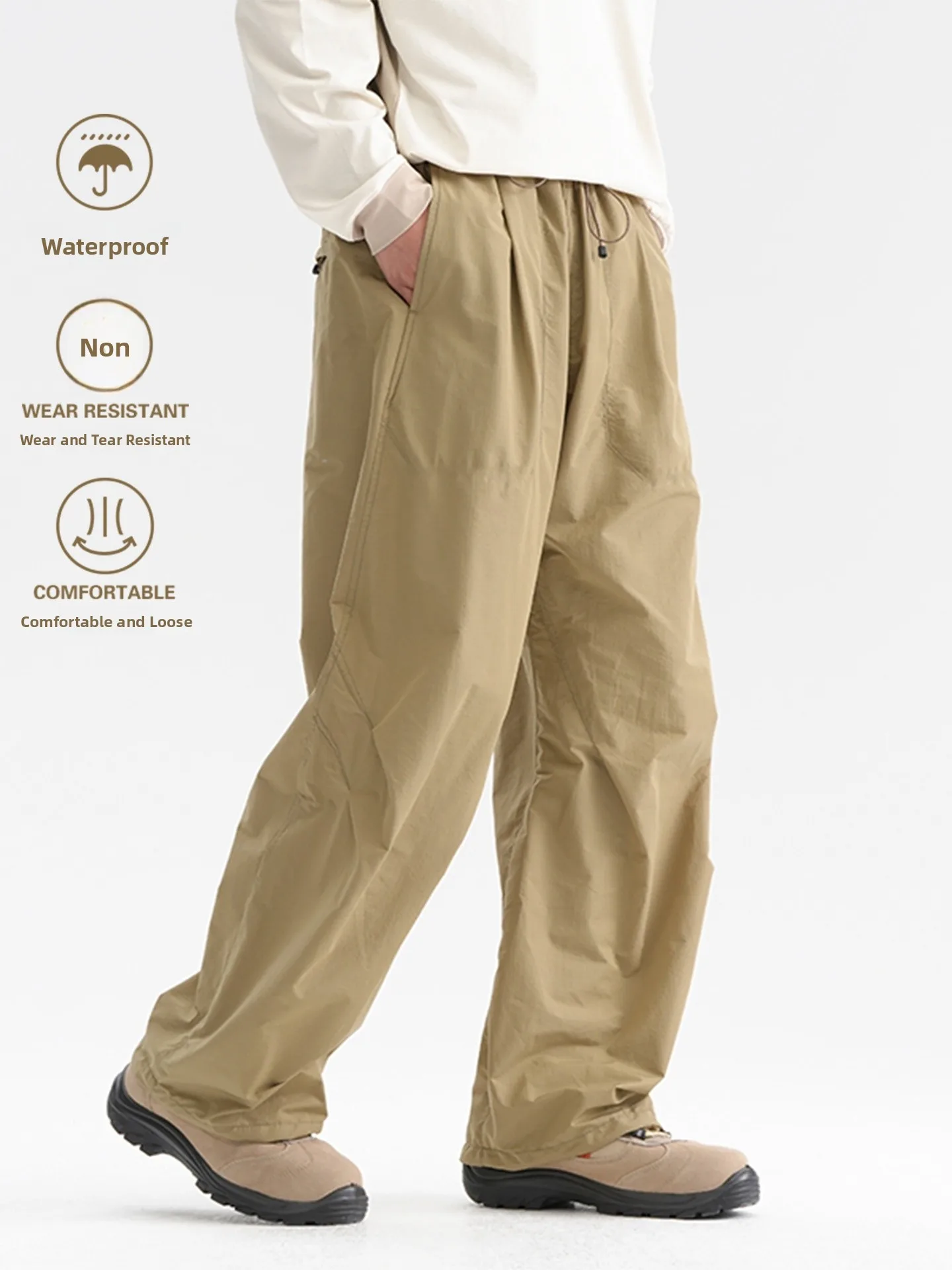 Мужские водонепроницаемые брюки для активного отдыха, осенне-зимние, на флисовой подкладке, теплые, спортивные, повседневные, износостойкие, в стиле парашютиста, рабочие штаны
Мужские водонепроницаемые брюки для активного отдыха, осенне-зимние, на флисовой подкладке, теплые, спортивные, повседневные, износостойкие, в стиле парашютиста, рабочие штаны