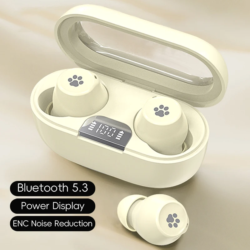 Cute Bluetooth Earphones With Digital display Kawaii Wireless Headphones Sports Touch Control Girl Headset HiFi Stereo Earbuds
Cute Bluetooth Earphones With Digital display Kawaii Wireless Headphones Sports Touch Control Girl Headset HiFi Stereo Earbuds