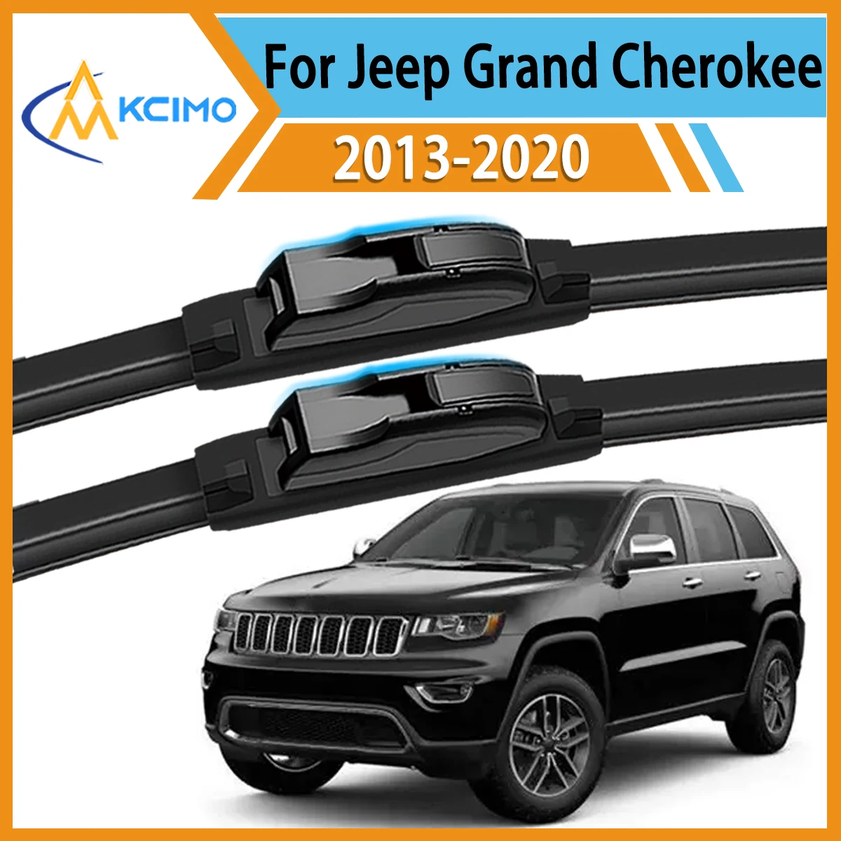 Drive Confidently 2PCS Premium Wiper Blades for Jeep Grand Cherokee WK2 2013 - 2020 All-Season Clarity Strong Frame Smooth Wipe
Drive Confidently 2PCS Premium Wiper Blades for Jeep Grand Cherokee WK2 2013 - 2020 All-Season Clarity Strong Frame Smooth Wipe