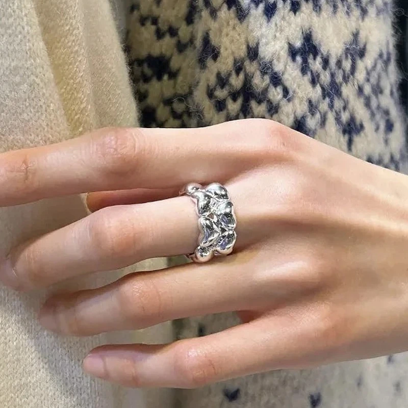 925 Sterling Silver Charming Geometric Double-layer Heart Love Opening Ring for Women Fine Jewelry Minimalist Accessories
925 Sterling Silver Charming Geometric Double-layer Heart Love Opening Ring for Women Fine Jewelry Minimalist Accessories