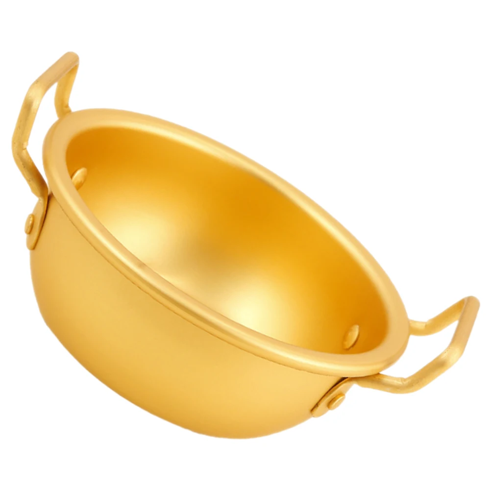 1pcs Yellow Aluminum Small Bowl with Ears 12.5CM Microwave Safe Multi-function Serving Bowl for Snacks Soups Desserts Reusable
1pcs Yellow Aluminum Small Bowl with Ears 12.5CM Microwave Safe Multi-function Serving Bowl for Snacks Soups Desserts Reusable