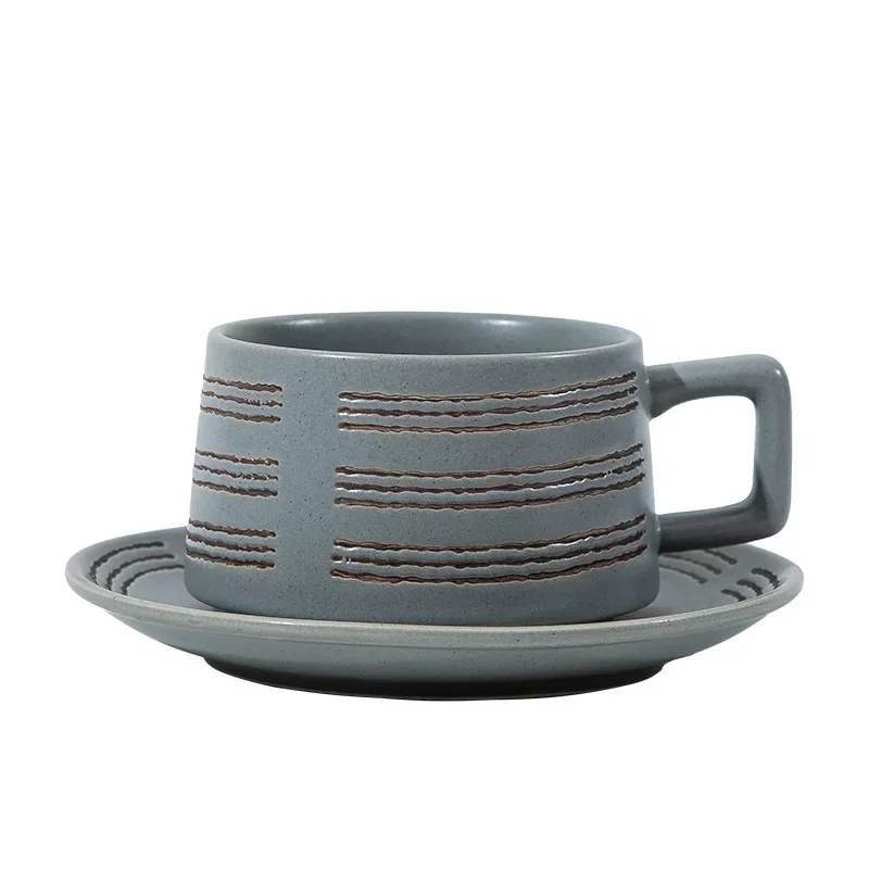 :Coffee Shop Ceramic Coffee Cup And Plate Set Japanese Retro Style Cup Dish Sets Exquisite Large Capacity Latte Cup Flower Mugs
:Coffee Shop Ceramic Coffee Cup And Plate Set Japanese Retro Style Cup Dish Sets Exquisite Large Capacity Latte Cup Flower Mugs